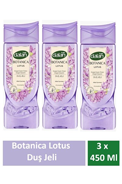 Dalan Duş Jeli Botanica Lotus 450 Ml x 3 Adet
