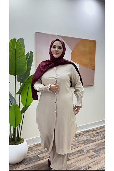 02Lady Fashion Costum musulman din țesătură de căpșuni, cu croială confortabi...