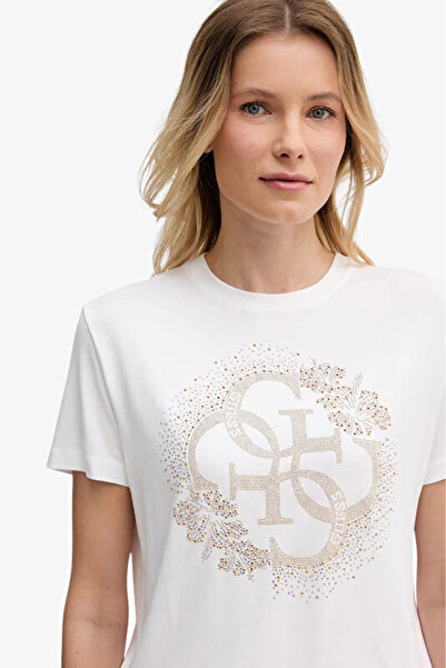 Guess Corinne Kadın Boxy Fit T-Shirt