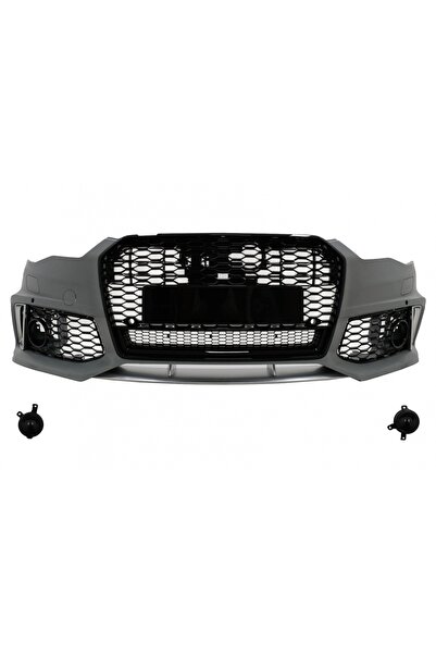Angels Auto Bara Fata cu Grila Centrala compatibila cu Audi A6 C7 4G Facelift...