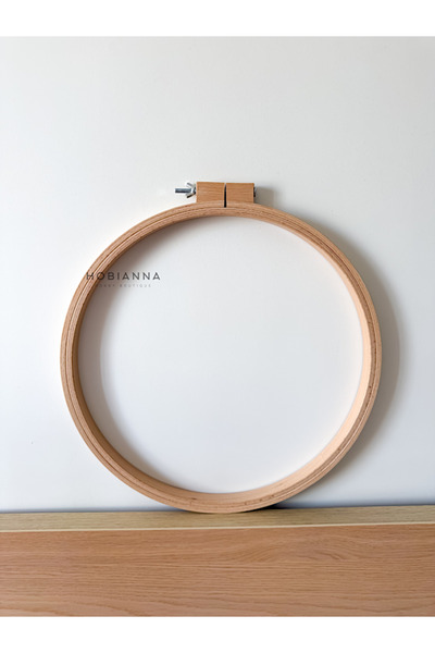 Hobianna Nurge Büyük Vidalı Ahşap Kasnak No:9 (çap:36cm-h:24mm)