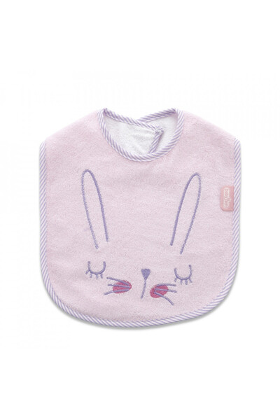 Babyjem Cute animals Cotton bib (Color: Pink)