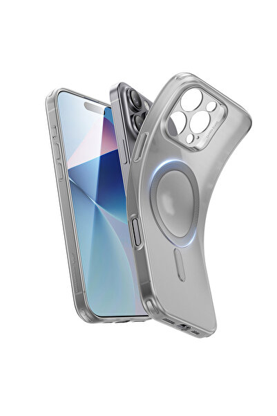 ESR Husa pentru iPhone 16 Pro, Zero HaloLock, protectie antisoc, gri