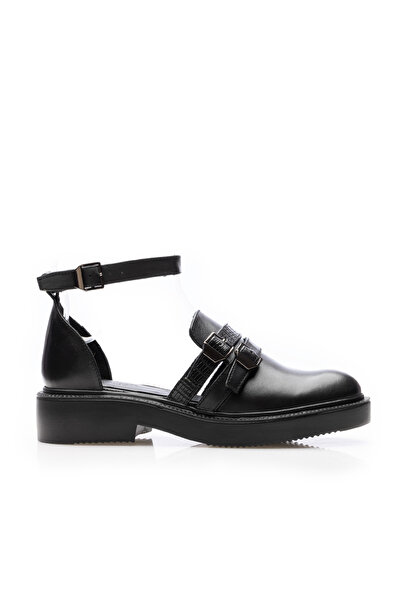 UrbanShoes Pantofi casual damă din piele naturală, Leofex - 040 Negru Box
