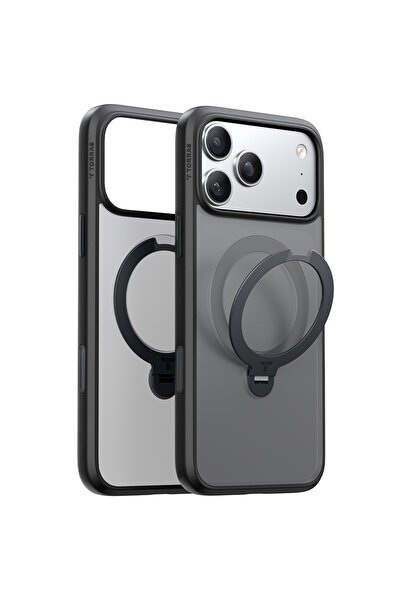 Stef's Cat Husa pentru iPhone 17 Pro, Stef's Cat, Ostand Spin MagSafe Series,...