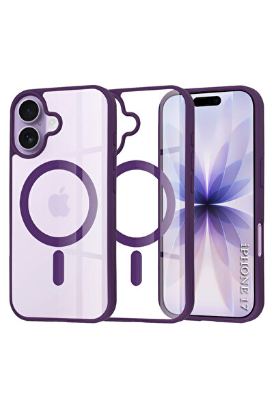Techsuit Θήκη iPhone 17, MagSafe Pro, αντικραδασμική, μωβ