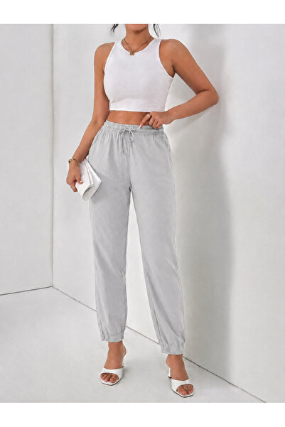 BORCKA TEKSTİL Ελαστική μέση, λεπτομέρεια από δαντέλα, πλαϊνή τσέπη, άνετη εφ...