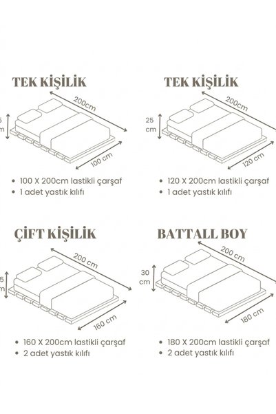 Hanzade Fitted Full Edge Mattress Protector Patterned Elastic Sheet Set