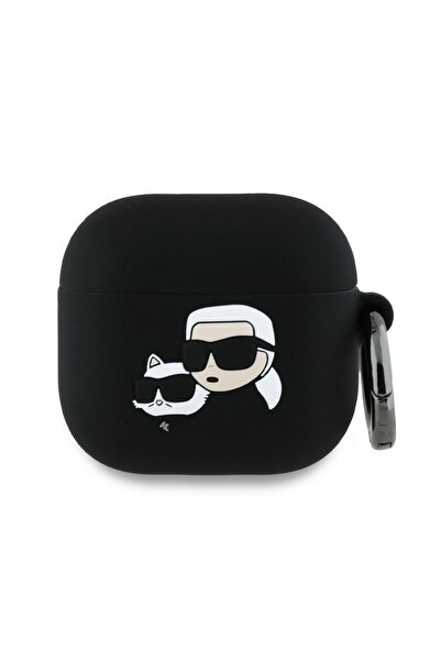Karl Lagerfeld - Silicone Karl&Chaupette Head 3D (KLA4RUNKCHK) - Apple AirPod...