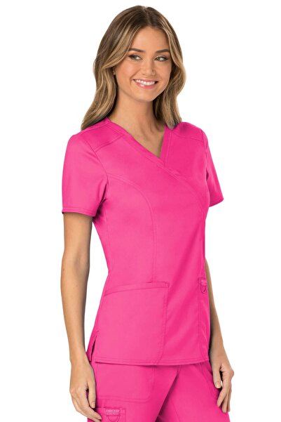 Cherokee UNIFORMS Bluză medicală de damă Cherokee WorkWear WW610 Roz XS