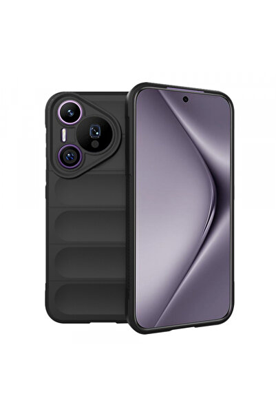 Stef's Cat Θήκη για Huawei Pura 70 Pro, Γάτα του Στεφ, Μαγική Ασπίδα, Μαύρο