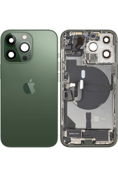 Apple Capac Baterie iPhone 13 Pro, Cu Carcasa Mijloc, Full Parts, Verde (Alpi...