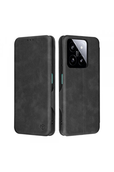Stef's Cat Husa pentru Xiaomi 14, Stef's Cat, Safe Wallet Plus, Neagra