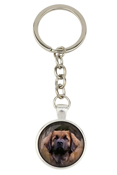 Art - Dog Leonberger - keychain with your photo, key decoration, bag pendant ...