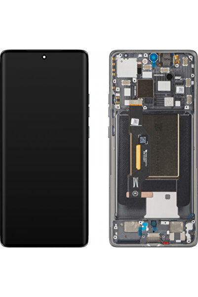 Motorola Display cu touchscreen Edge 50, cu ramă, Gri (Koala Gray), Service P...