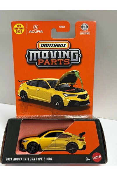 HOT WHEELS Matchbox Moving Parts 2024 Acura Integra Type S HRC Açılır Kaput 1...