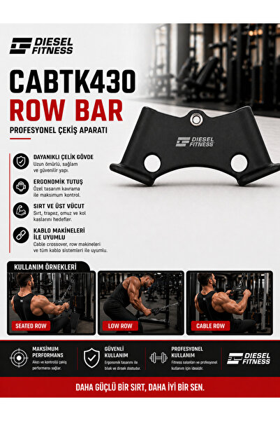 Genel Markalar CABTK430 Profesyonel Row Bar Çekiş Aparatı