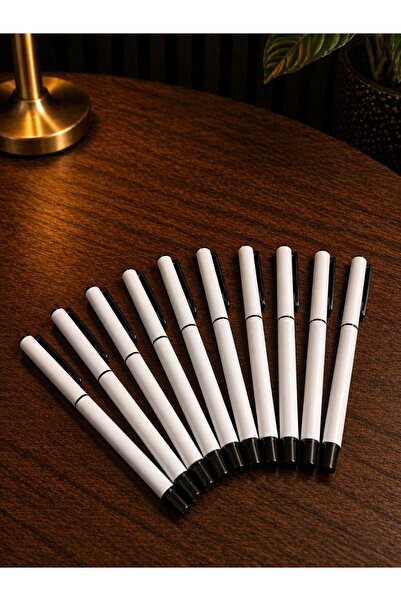 nesnelgift Kişiye Özel veya Fİrma İsimli 10 lu Metal Roller Jel Kalem
