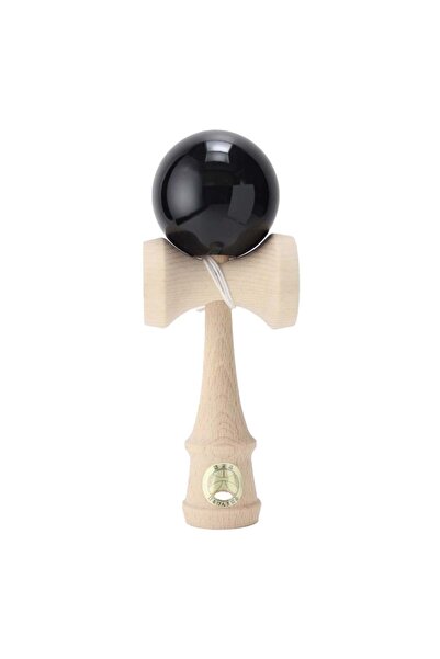OZORA Jucarie de indemanare, din lemn, Ozora, Kendama, Negru, 18 cm