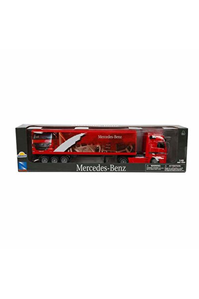 New Ray Camion metalic cu remorca, Mercedez Benz Actros, 1:43