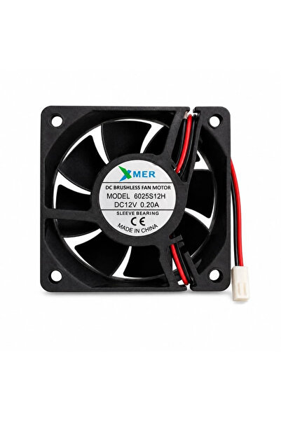 XMER 60X60X25mm 12V 0.20A 2P 6CM FAN 2 UÇLU