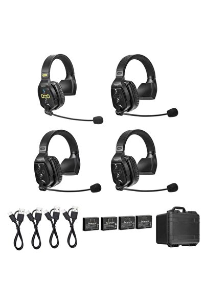 Saramonic Ολοκληρωμένη λύση ενδοεπικοινωνίας WiTalk WT4S4xbat, 4 ατόμων, Full...