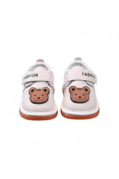 Bambimici - Baby Musical Bear Shoes-White,Pink,Brown - 0M to 24M