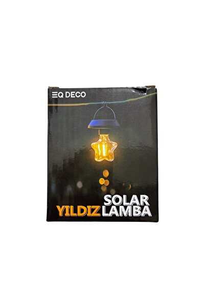 Eq deco Solar Yıldız Lamba