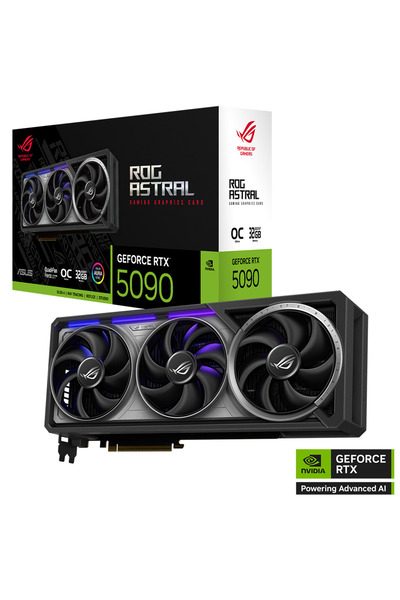 ASUS 32GB ROG ASTRAL RTX5090-O32G GAMING GDDR7 512bit HDMI DP PCIe 5.0