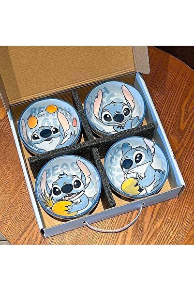 Dish Stitch Dinnerware Set - 4 Plates