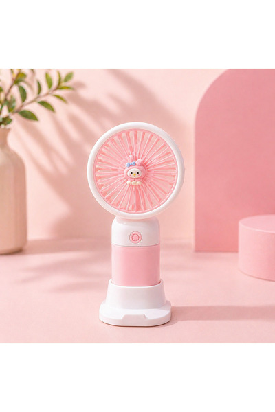hediyeconcepti Sanrio Karakterli Şarjlı Fan Vantilatör Hello Kitty Kuromi USB...