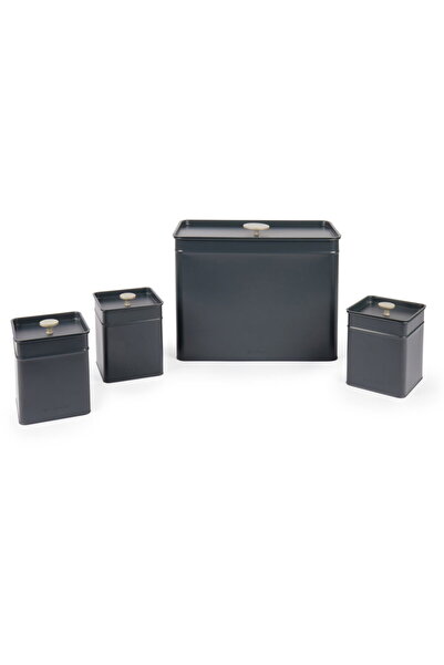 SALTER BW126131EU7 Marino 4-Piece Bread Bin & Canister Set