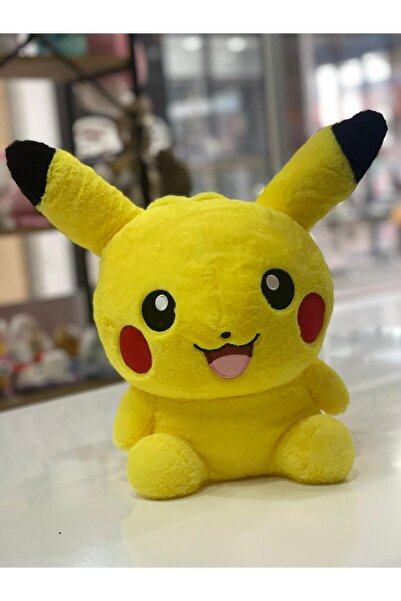 Slime Pikachu Peluş Sırt Çantası - Yumuşak Dokulu Figürlü Çocuk Çantası