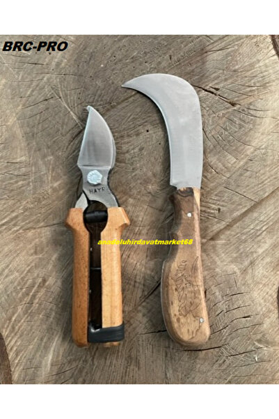 BRC KARBON ÇELİK AŞI BIÇAĞI CEP ÇAKISI TIRNAK KESME BIÇAĞI ÇELİK BUDAMA MAKAS...