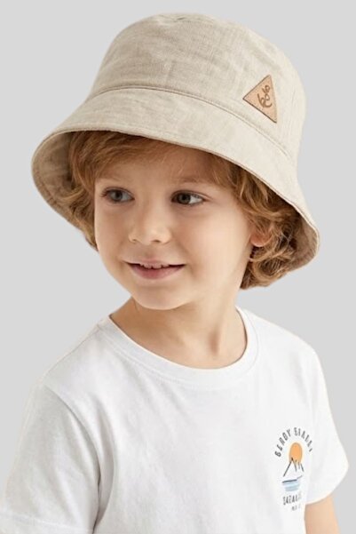 ww waka waka kids store قبعة شمسية للأطفال بمظهر الكتان