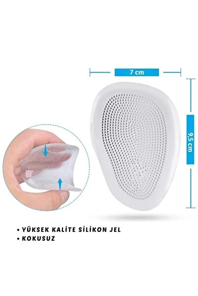 BAGSSHOES 112233 Ön Kaydırmaz Jel Ped Tabanlık