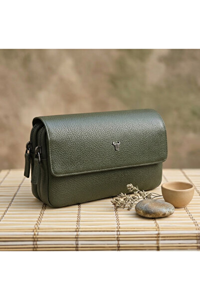 PASSTELL 100% Genuine Leather Men's Handbag and Portfolio with Hand-Held Cover