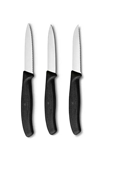Victorinox VCT-SİYAH 3'LÜ KUÇUK SOYMA BIÇAK SET