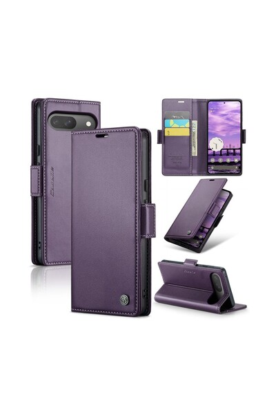 Caseme 023 Luminus Θήκη Πορτοφόλι Purple (Google Pixel 9 5G/9 Pro 5G)