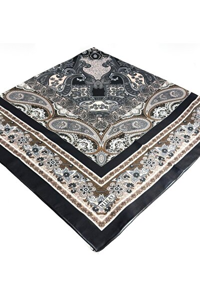 MİRAY Eșarfă supradimensionată din bumbac organic Nevada - 120 x 120 - 06452