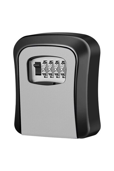 unbranded LOCKLA Mormark key box 4-digit code, outdoor resistant, stores 5 ke...
