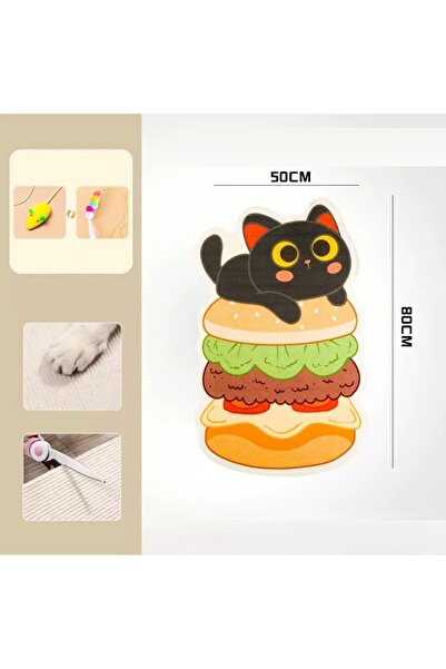 HESPERUS Patterned Cat Scratching Board That Sticks to the Wall – Scratch-Res...