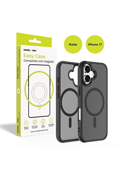 Mobile Origin Husa Hybrid MagSafe Case, matte black - iPhone 17