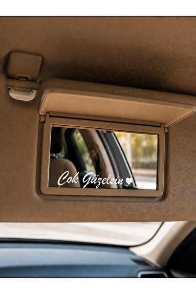 Oracal Çok Güzelsin Güneşlik Ayna Yazısı Araba-Motosiklet Cam Etiket Sticker ...