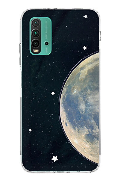 TechTree Redmi 9T-POCO M3 Uyumlu Minimalist Galaksi Yıldızlı Gece Baskılı Sil...