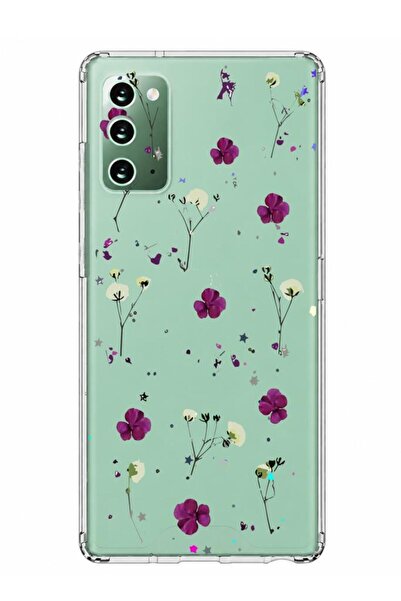 3GEN CASE Samsung Galaxy Note 20 Uyumlu Lüx Desenli Şeffaf Silikon Kılıf