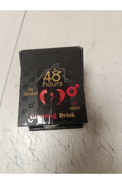 48 HOURS GOLD GINSENG 48 horse Gold Ginseng shot 30 mll 12'li