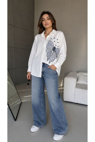 ONE WAY FASHION Lanin Embroidered Shirt