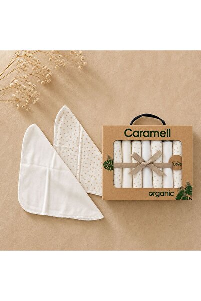 Caramell 7'Lİ PENYE AĞIZ SİLME MENDİLİ-PAMUKLU,ORGANİK