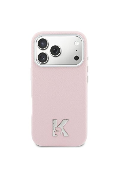 Karl Lagerfeld Karl Head Logo MagSafe Case for iPhone 17 Pro - Pink